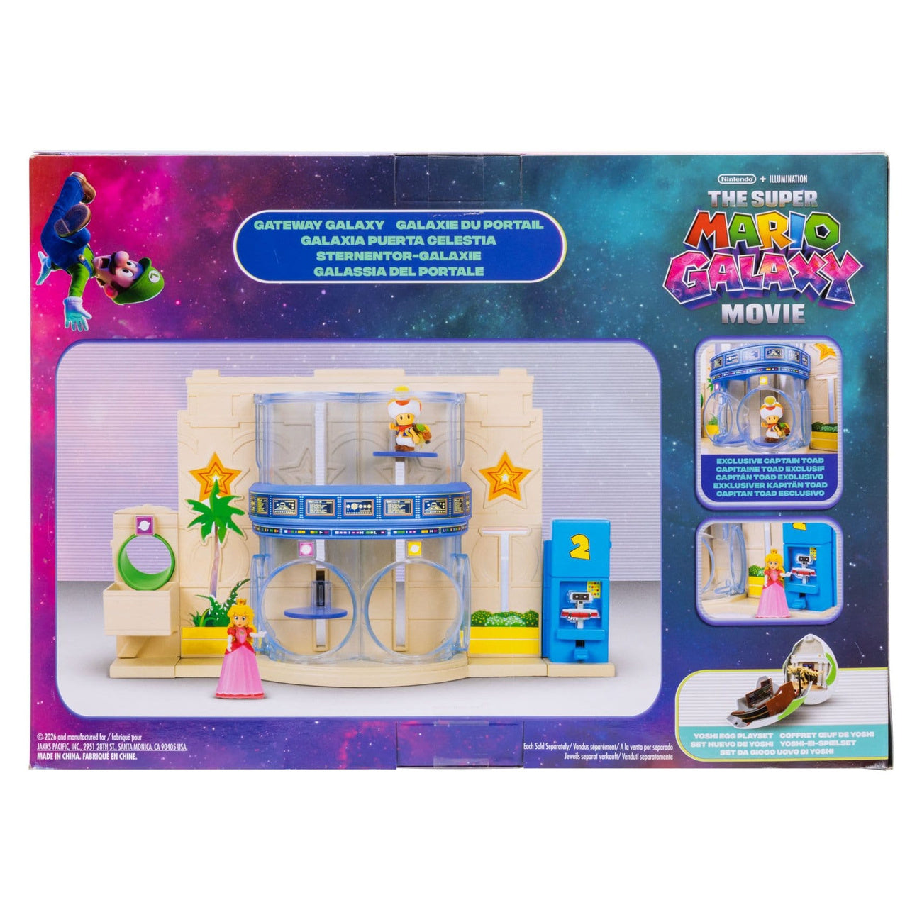 Image produit Diorama Super Mario Galaxy Movie avec 2 mini-figurines