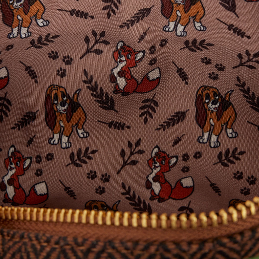 Image produit Rox et Rouky - Sac bandoulière Tod et Vixey avec porte-monnaie