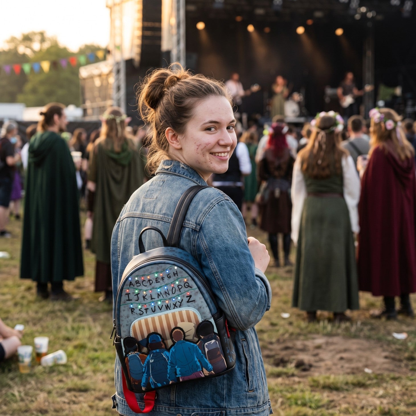 Image produit Stranger Things - Mini sac à dos 10e anniversaire avec effet lumineux