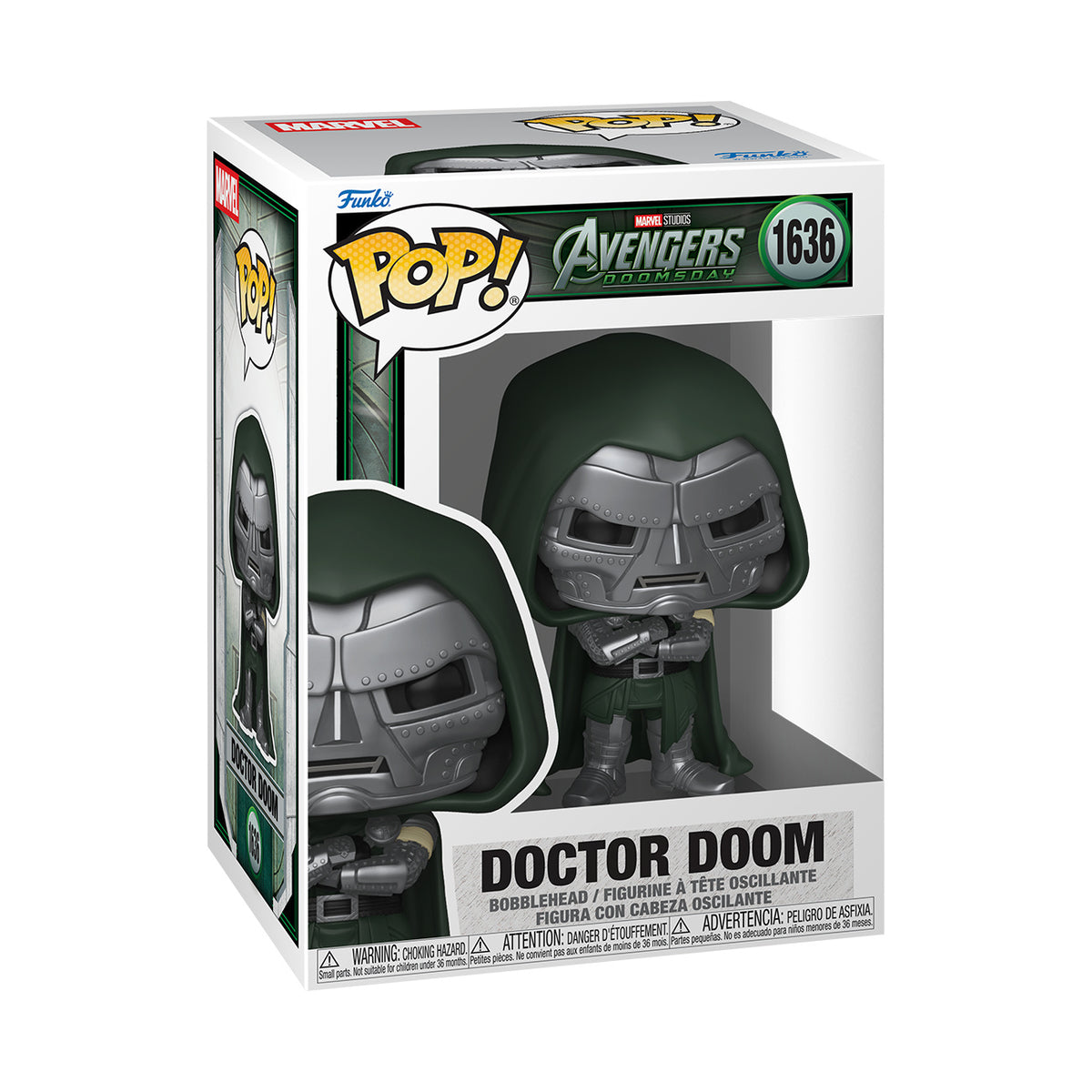 Image produit Avengers : Doomsday - Figurine Funko Pop! Doctor Doom avec tête branlante