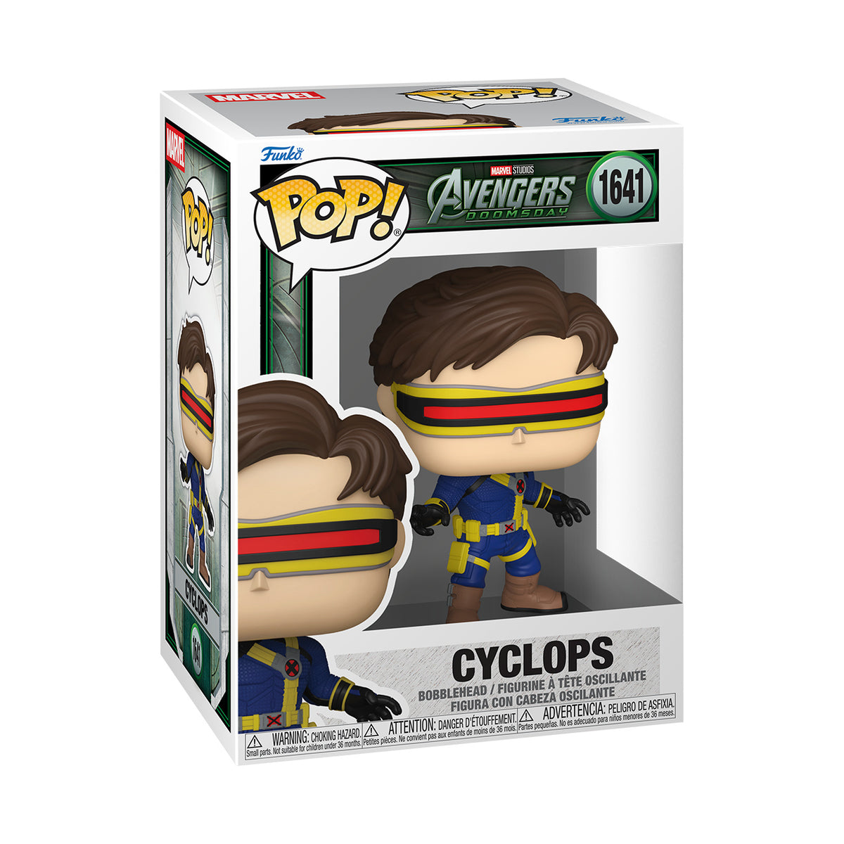 Image produit Avengers : Doomsday - Figurine Funko Pop Cyclops à tête branlante