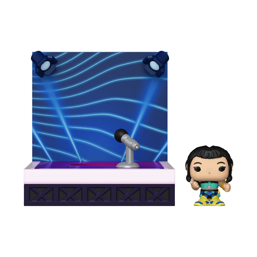 Image produit KPop Demon Hunters - Diorama de scène Zoey Funko Bitty Pop