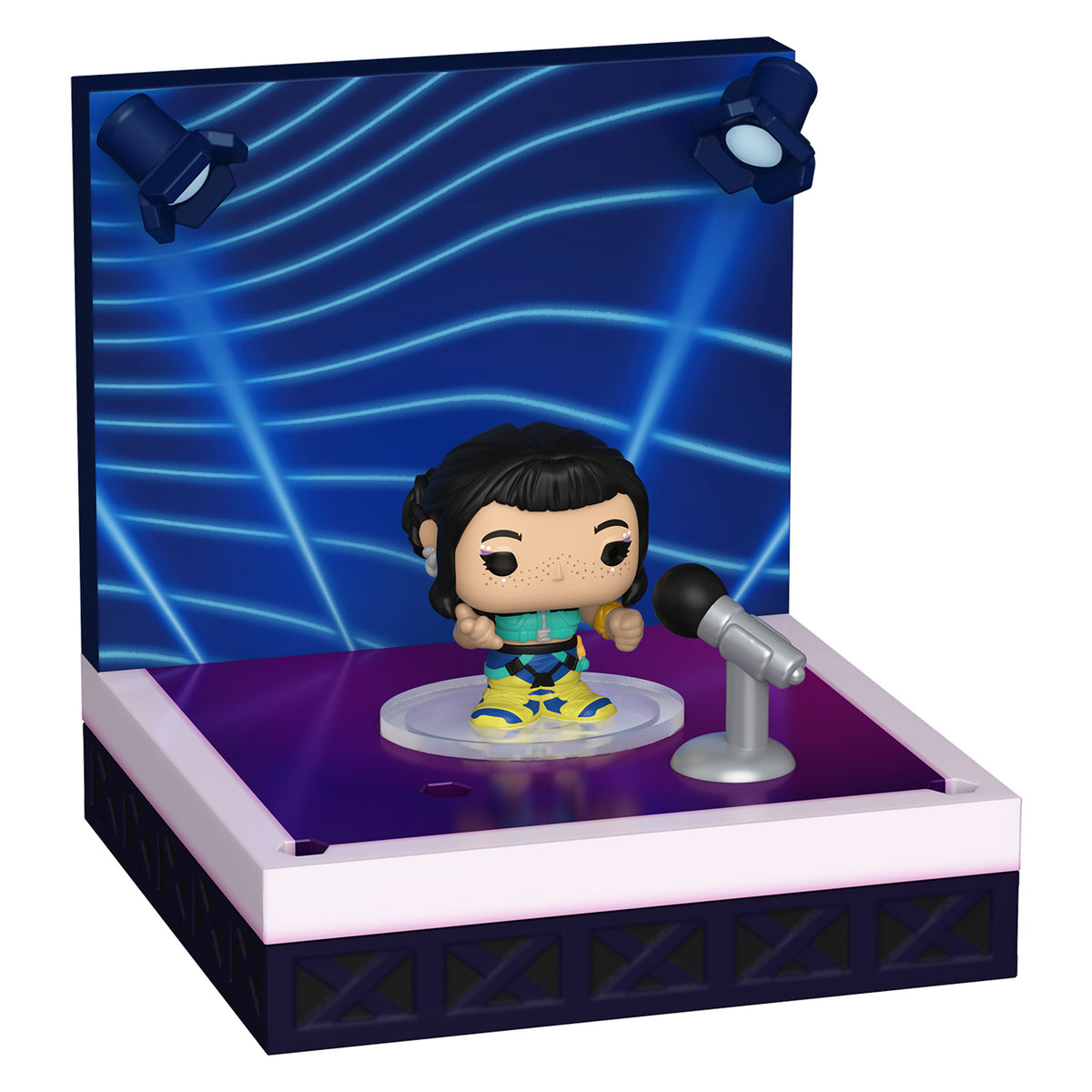 Image produit KPop Demon Hunters - Diorama de scène Zoey Funko Bitty Pop