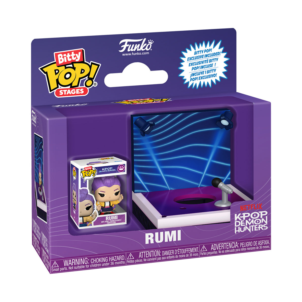 Image produit KPop Demon Hunters - Rumi Funko Bitty Pop Diorama de Scène