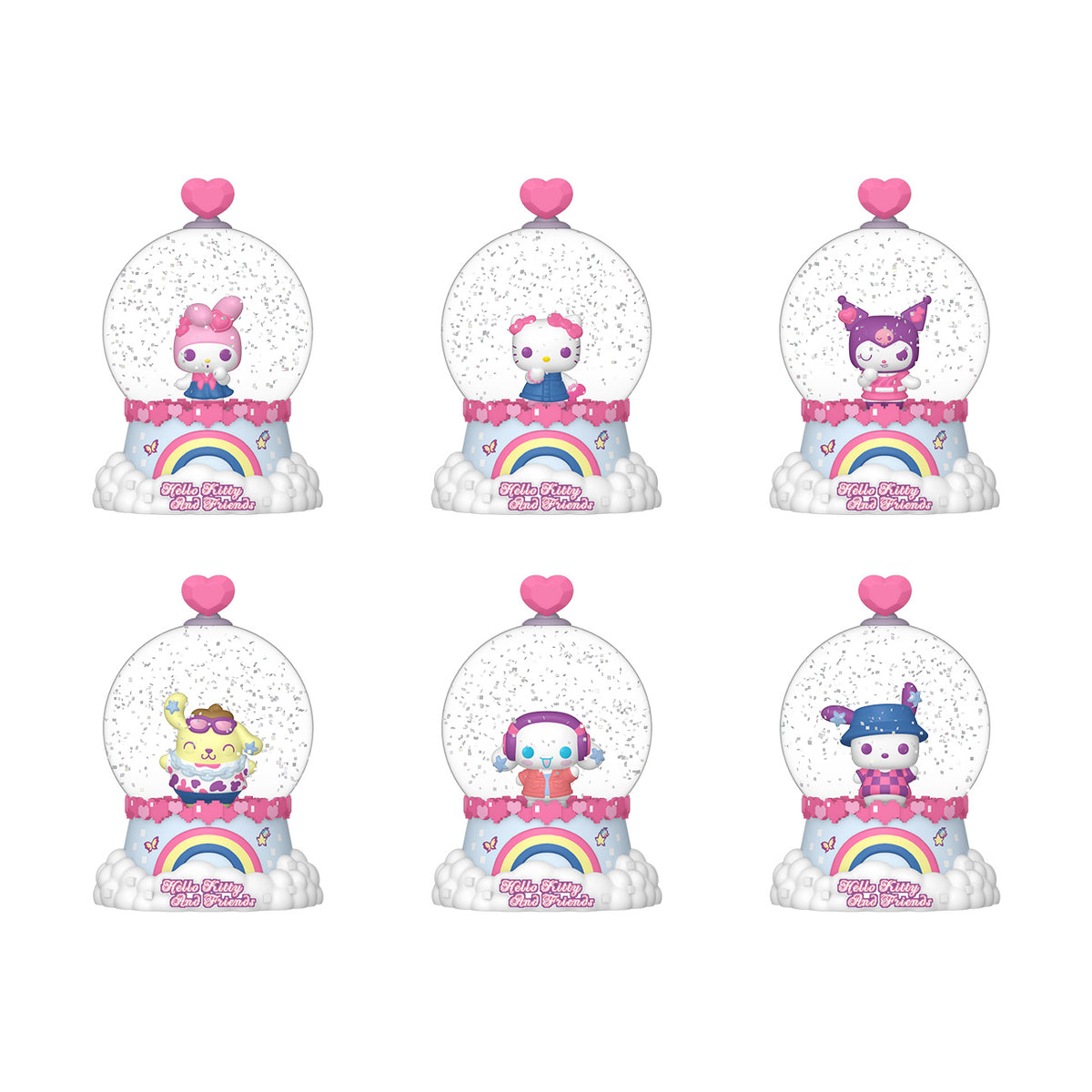 Image produit Hello Kitty and Friends – Mystery Funko Pop Boule à Neige Pailletée Presentoir de 12
