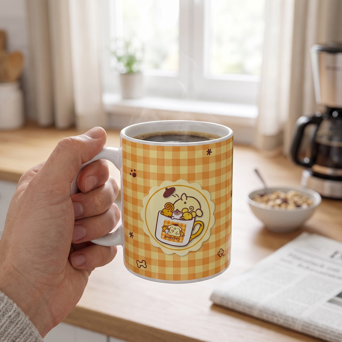 Image produit Pompompurin Tasse Squishy Cute Purin - Sanrio