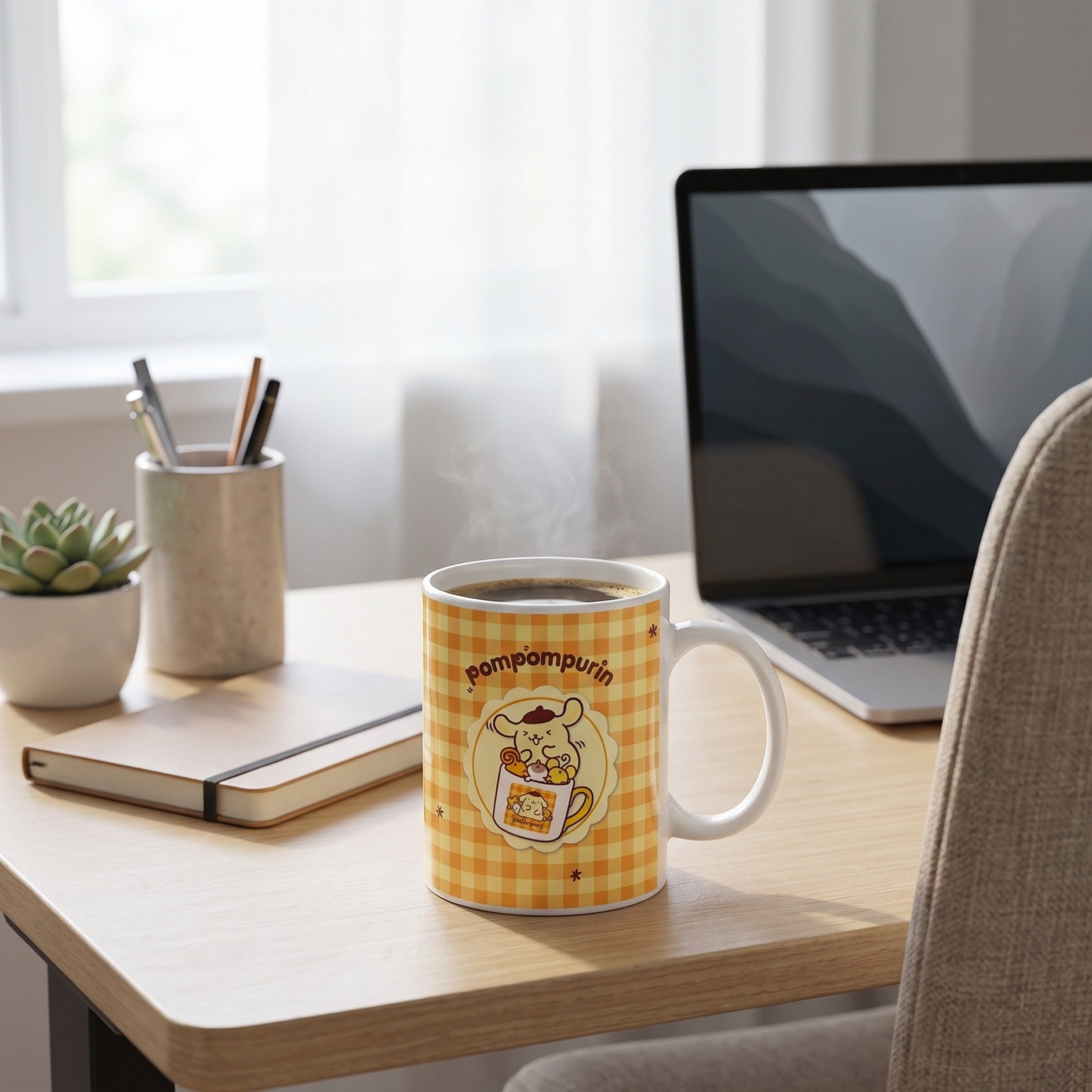 Image produit Pompompurin Tasse Squishy Cute Purin - Sanrio