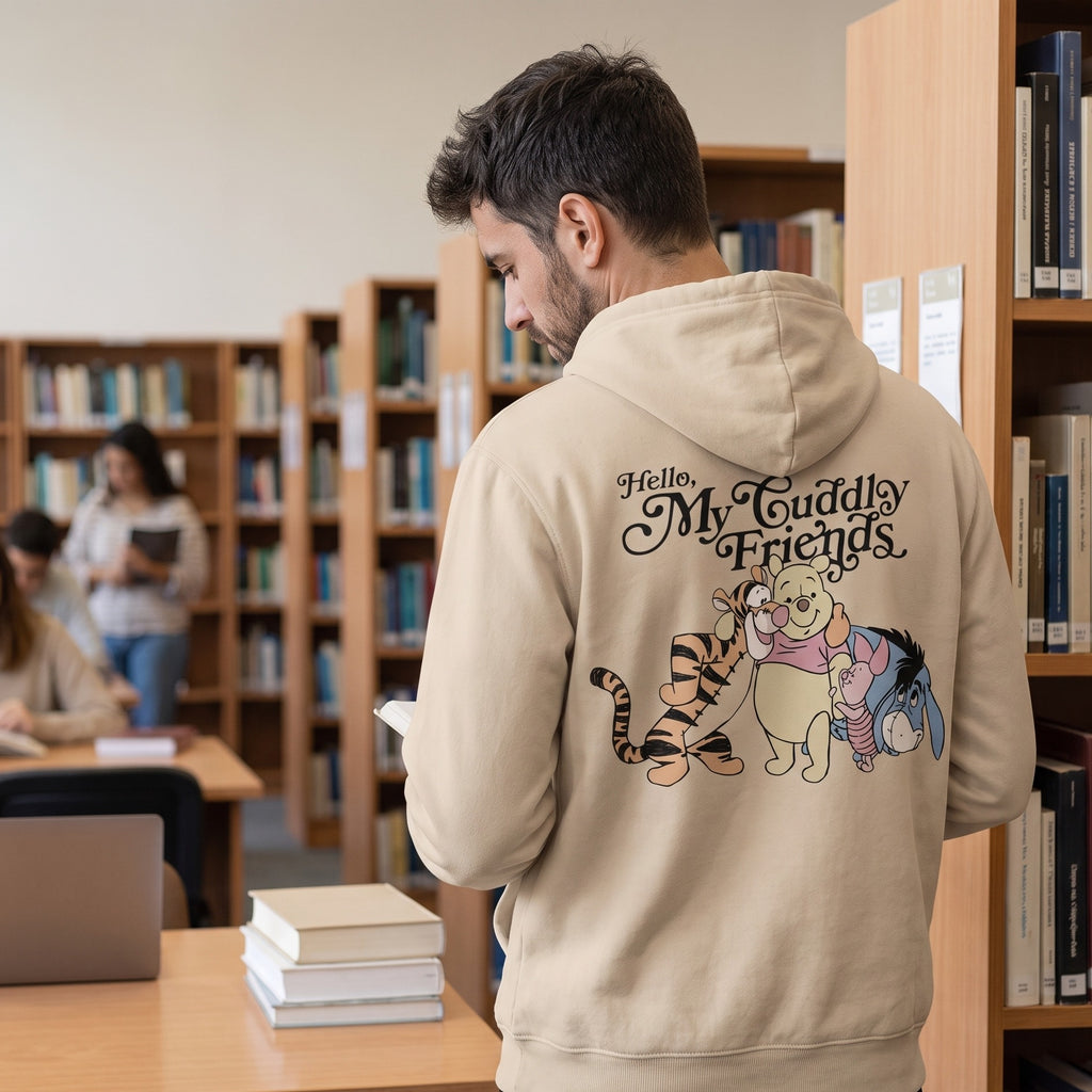 Image produit Winnie l’Ourson - Friends Hoodie beige