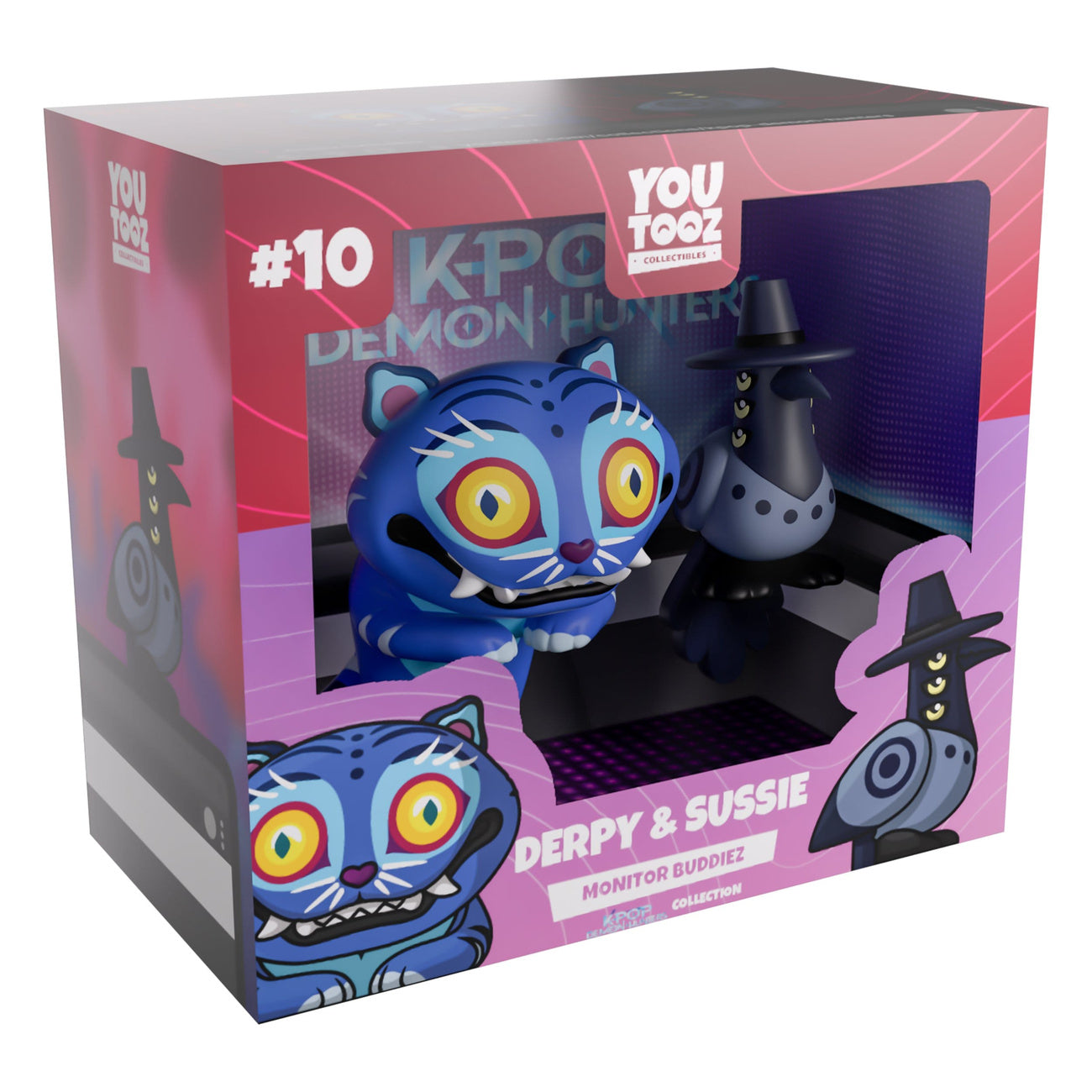 Image produit KPop Demon Hunters - Set de figurines vinyle Derpy et Sussie Monitor Buddiez