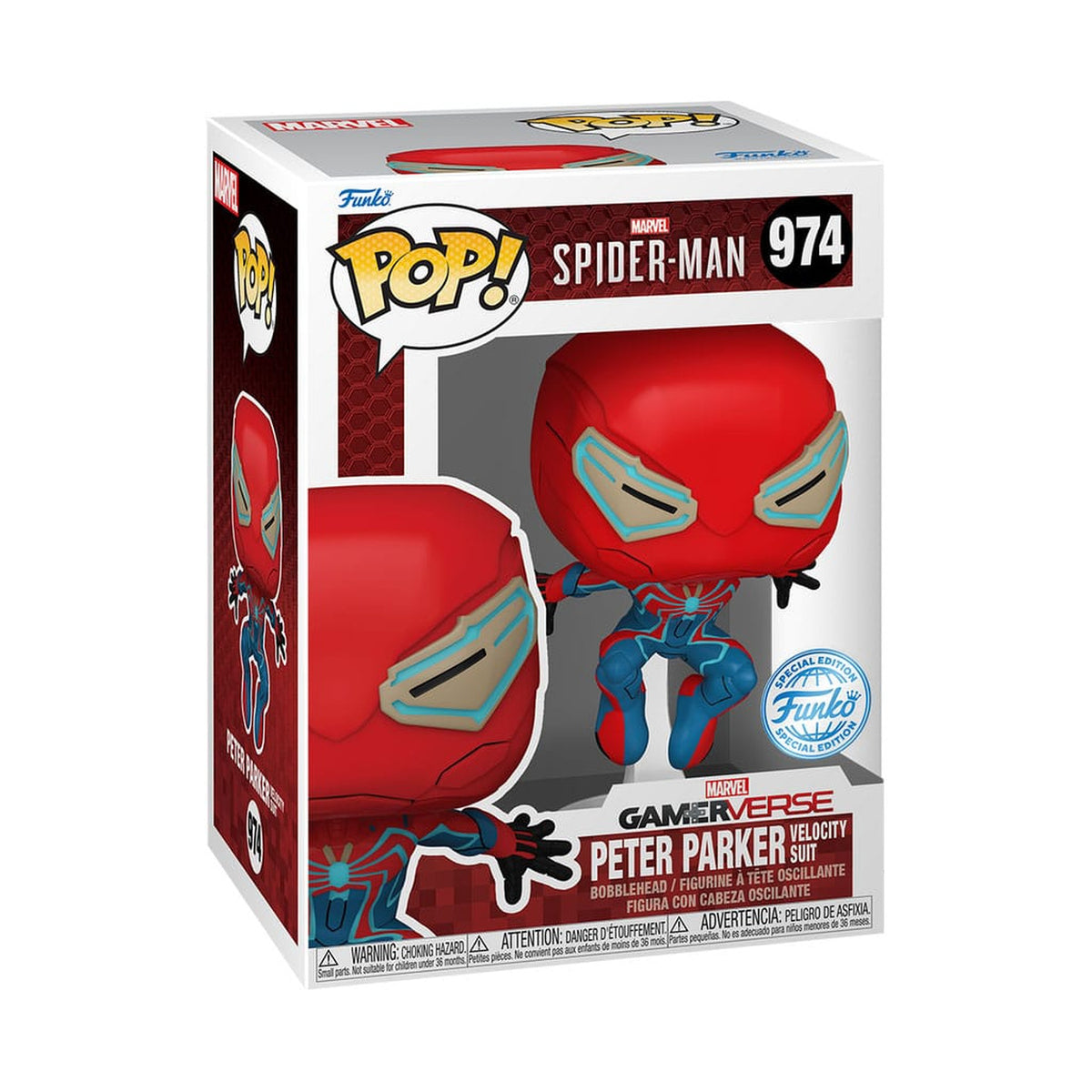 Image produit POP Games : Spider-Man 1 – Peter Parker (Velocity Suit)