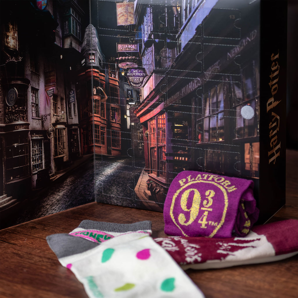 Image produit Harry Potter - Calendrier de l’Avent chaussettes Poudlard