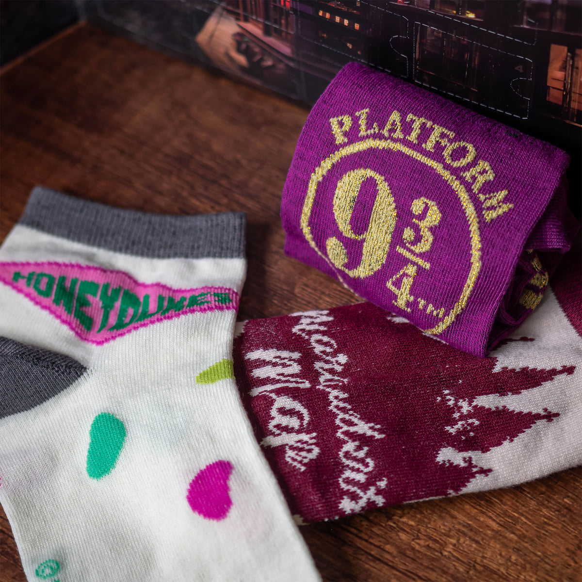 Image produit Harry Potter - Calendrier de l’Avent chaussettes Poudlard