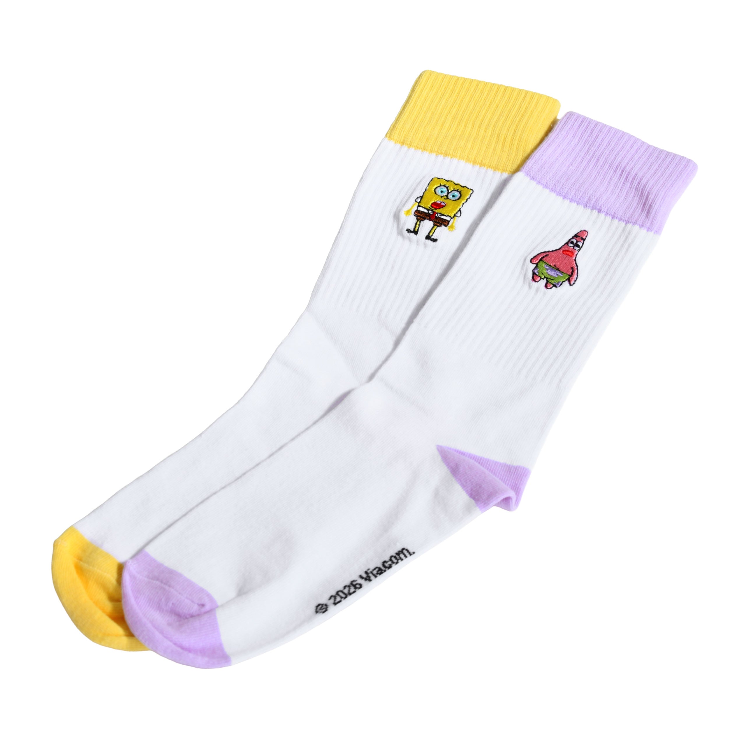 Image produit Lot de 2 paires de chaussettes Bob l’Éponge & Patrick