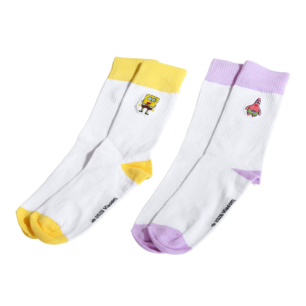 Image produit Lot de 2 paires de chaussettes Bob l’Éponge & Patrick