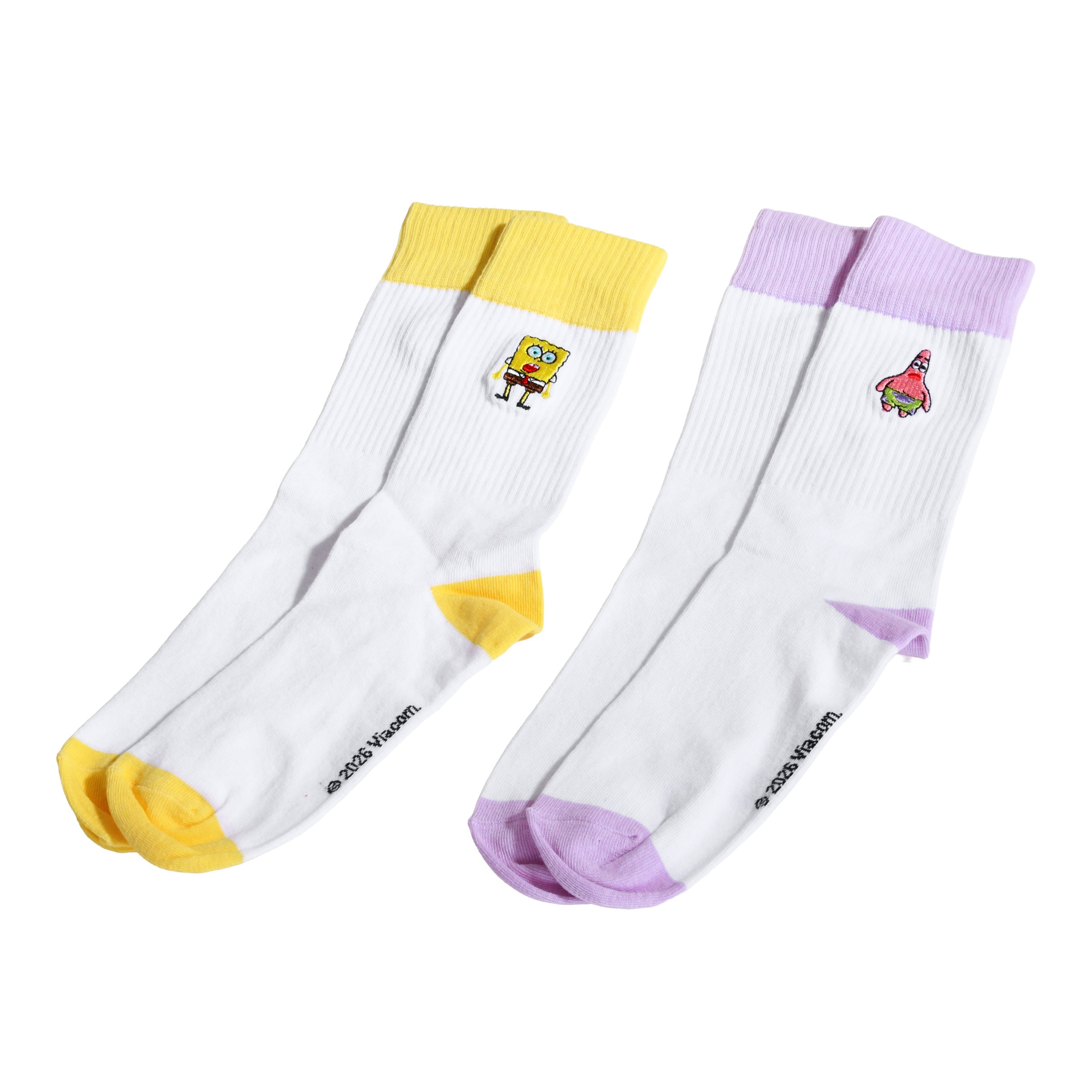 Image produit Lot de 2 paires de chaussettes Bob l’Éponge & Patrick