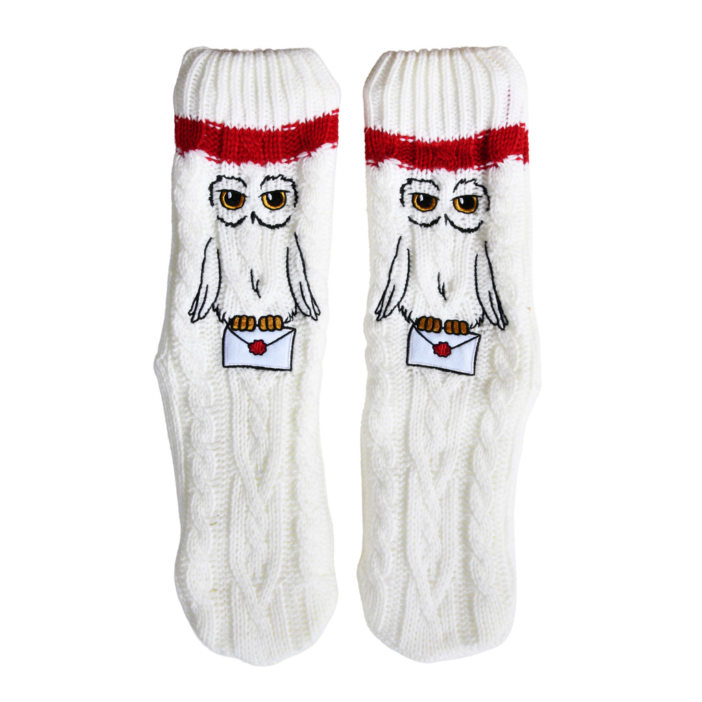 Image produit Harry Potter - Chaussettes Sherpa Hedwige