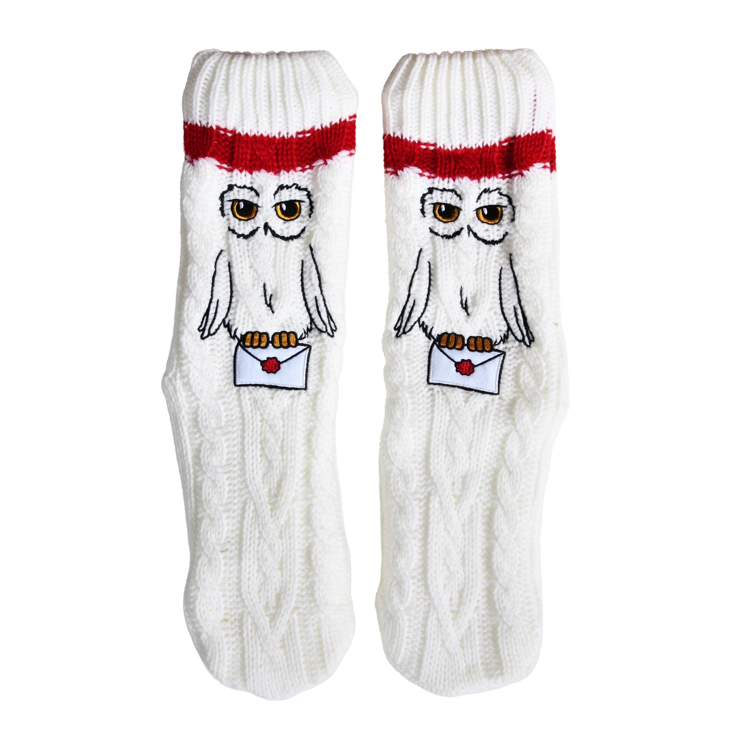Image produit Harry Potter - Chaussettes Sherpa Hedwige