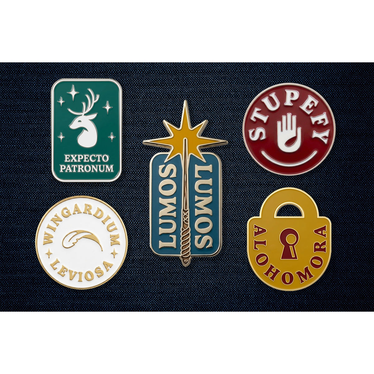 Image produit Harry Potter - Set de 5 pins Symbols