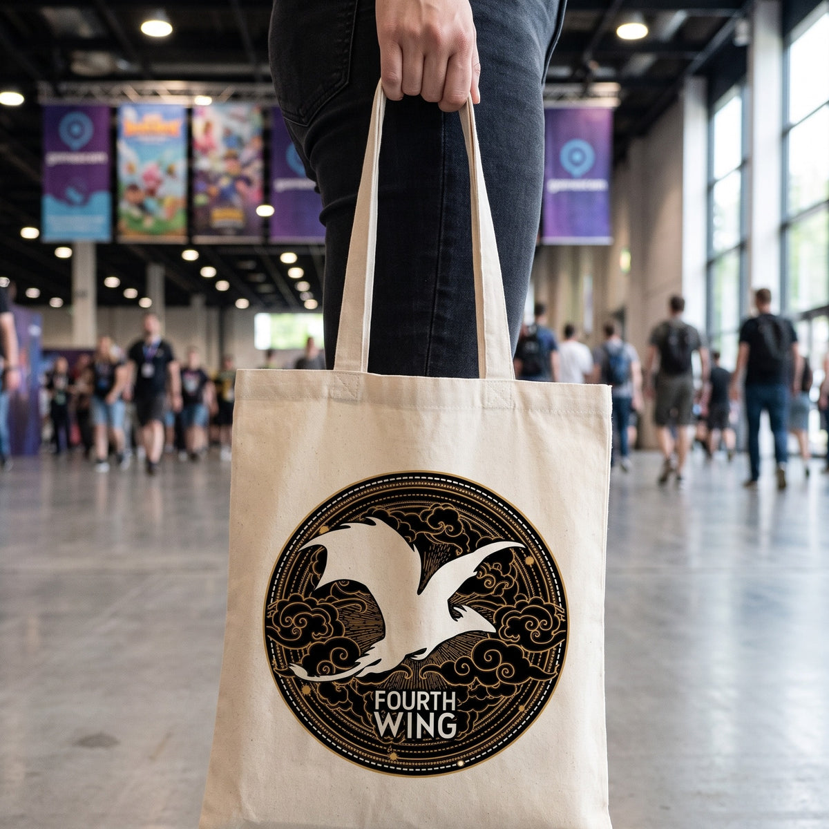Image produit Fourth Wing - Tote bag Dragon