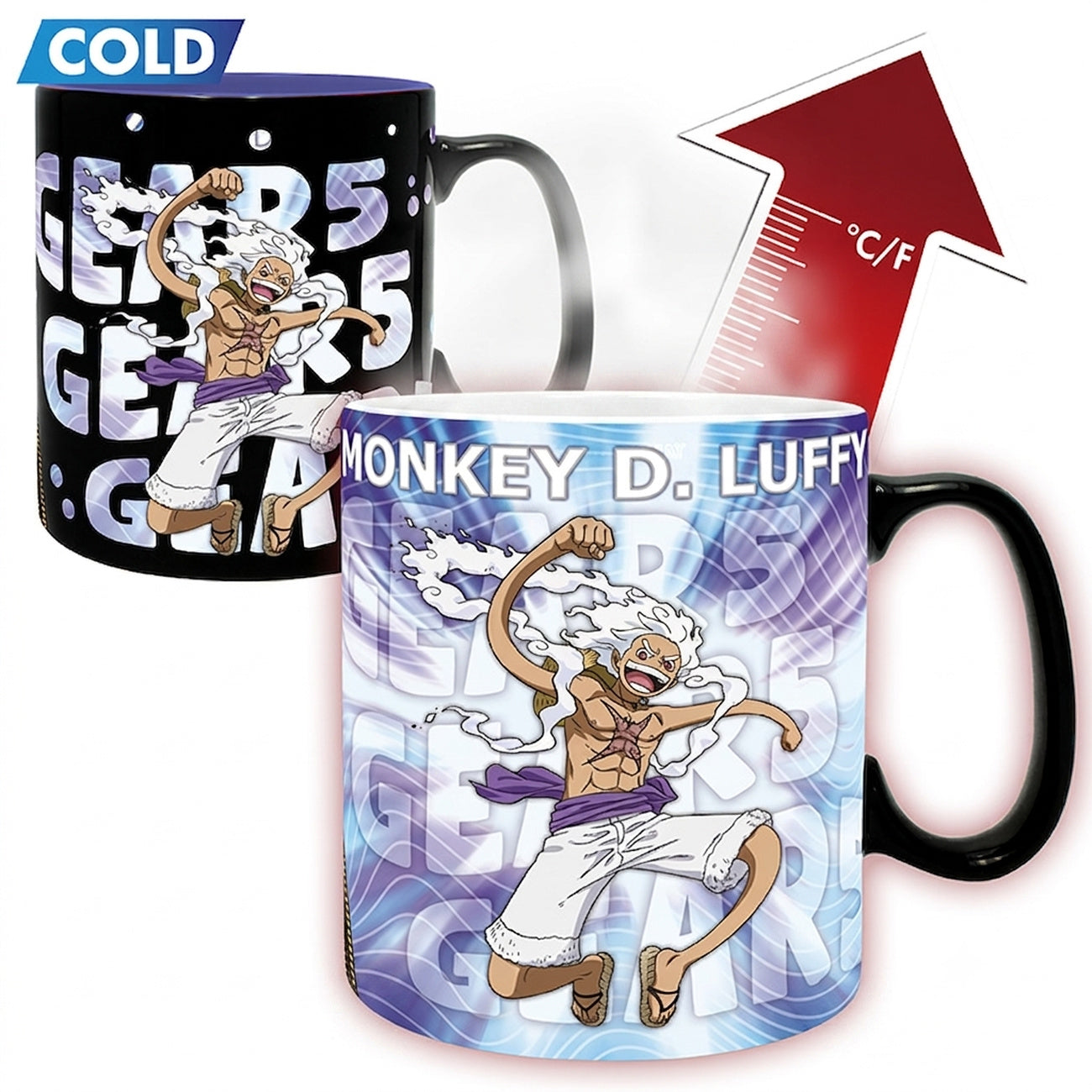 Image produit One Piece - Mug thermoréactif Monkey D. Luffy Gear 5