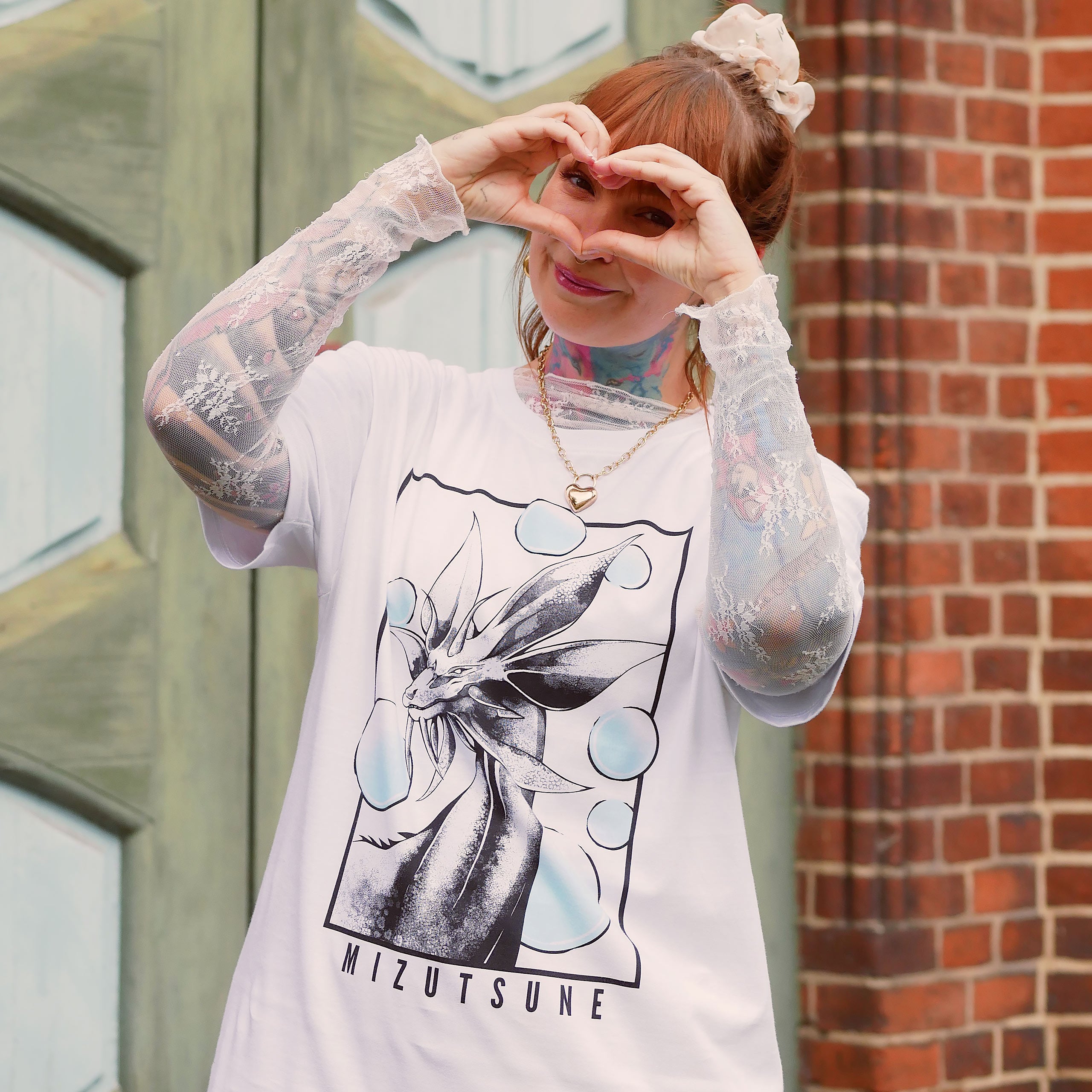 Product image Mizutsune T-Shirt White for Monster Hunter Fans