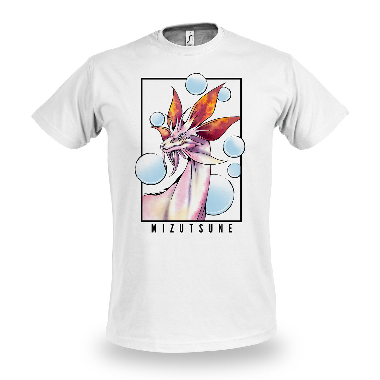Product image Mizutsune White T-Shirt Limited Edition for Monster Hunter Fans