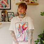 Image produit T-shirt Mizutsune blanc édition limitée pour fans de Monster Hunter