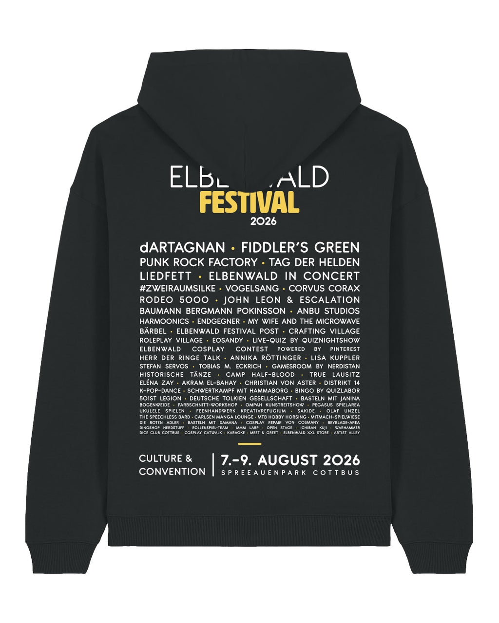 Image produit Elbenwald Festival 2026 - Sweat à capuche Line-Up