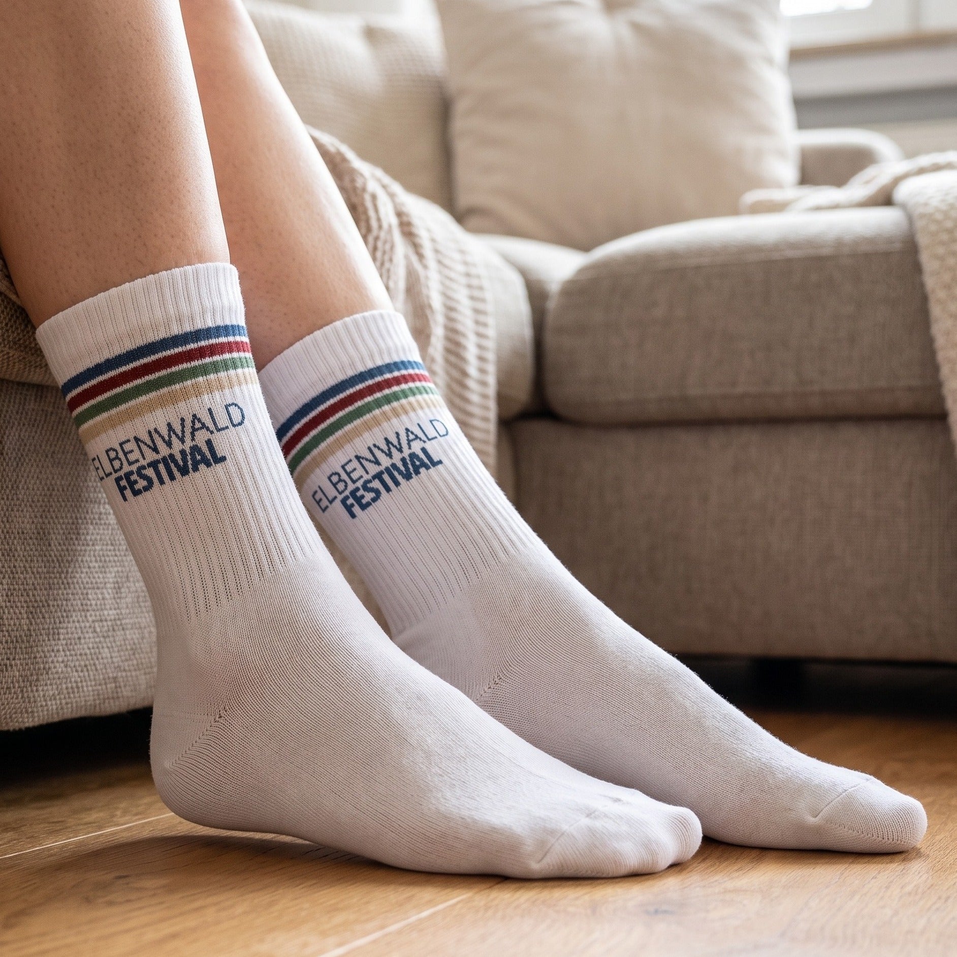 Image produit Elbenwald Festival - Chaussettes rayées