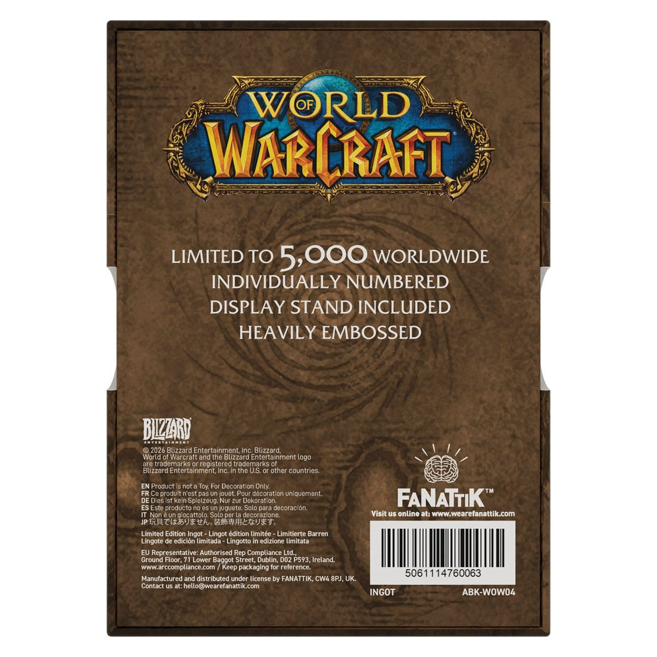 Image produit World of Warcraft - Illustration de couverture Tarides Édition Limitée