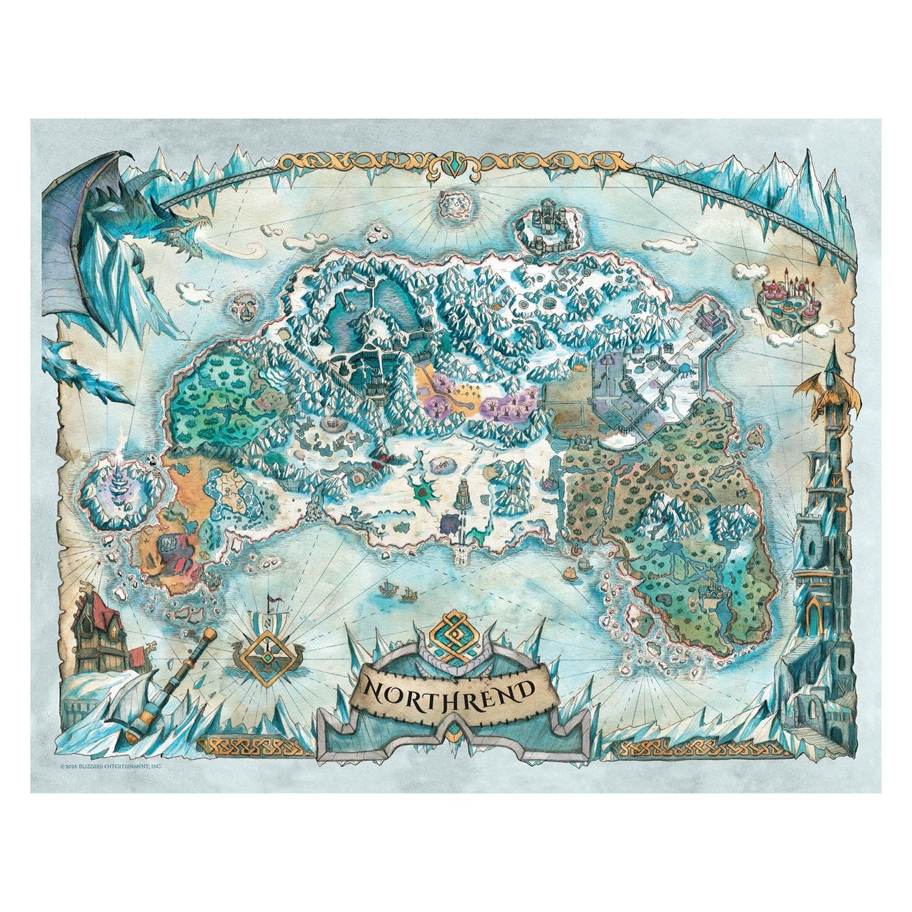 Image produit World of Warcraft - Lot de 5 tirages d'art
