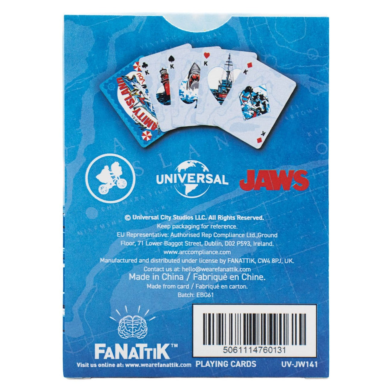 Image produit Les Dents de la mer - Jeu de cartes présentoir de 12