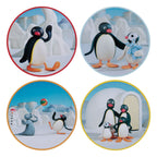 Image produit Pingu - Famille Set de 4 sous-verres