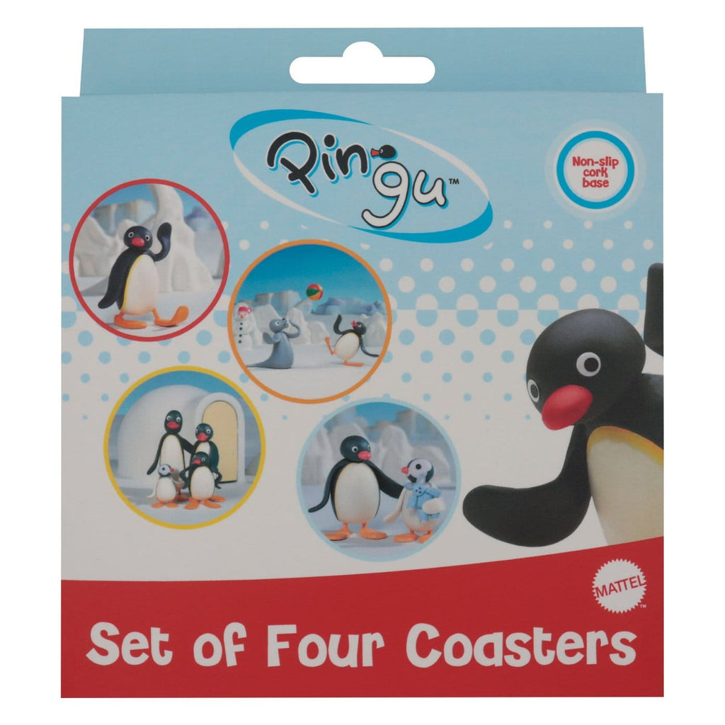 Image produit Pingu - Famille Set de 4 sous-verres