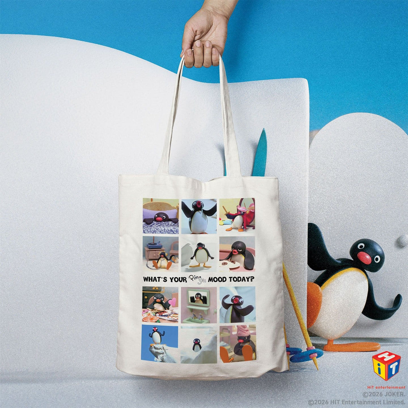 Image produit Pingu - Tote bag Moods of the Pingu
