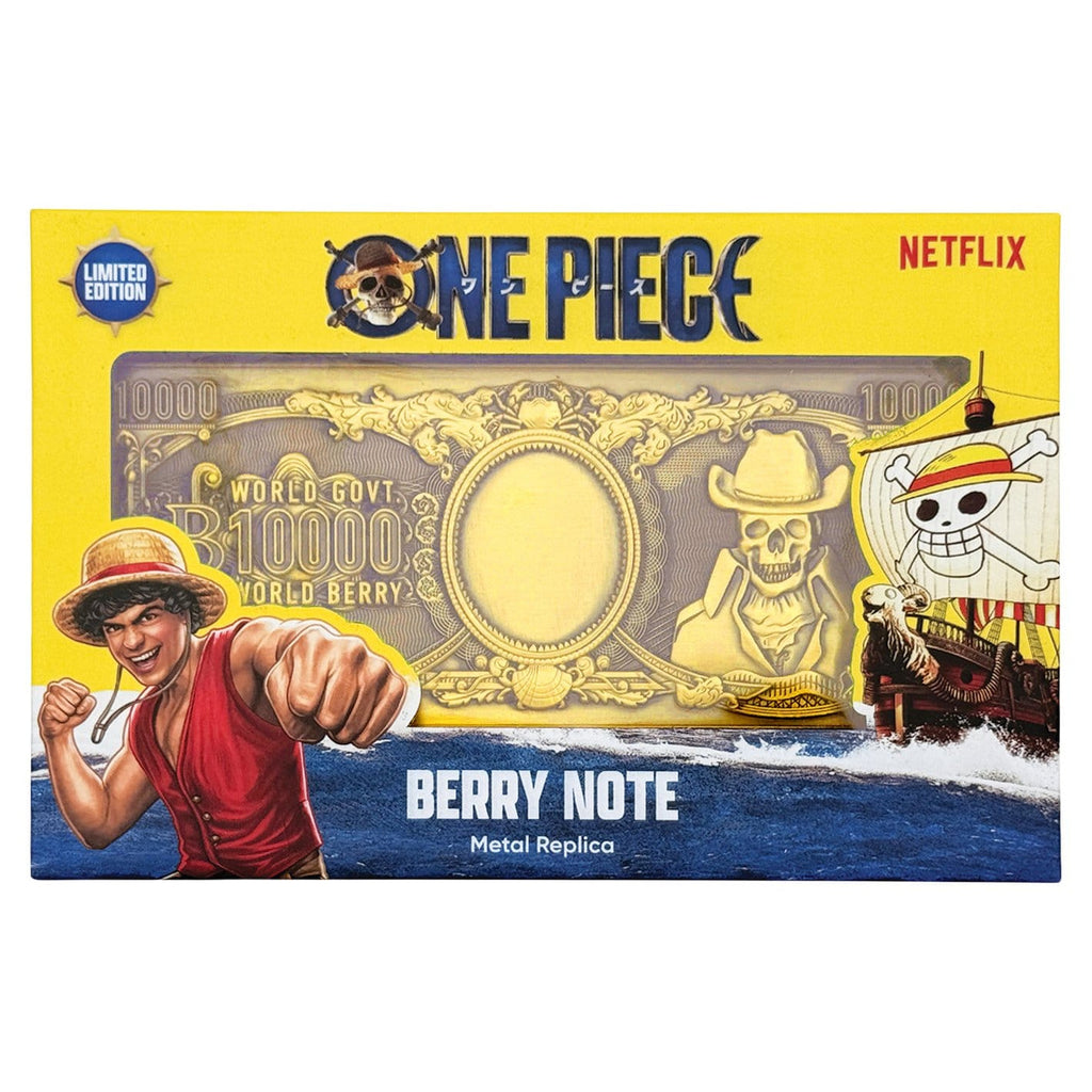 Image produit One Piece - Réplique de billet de banque en métal 1000 World Berry de collection