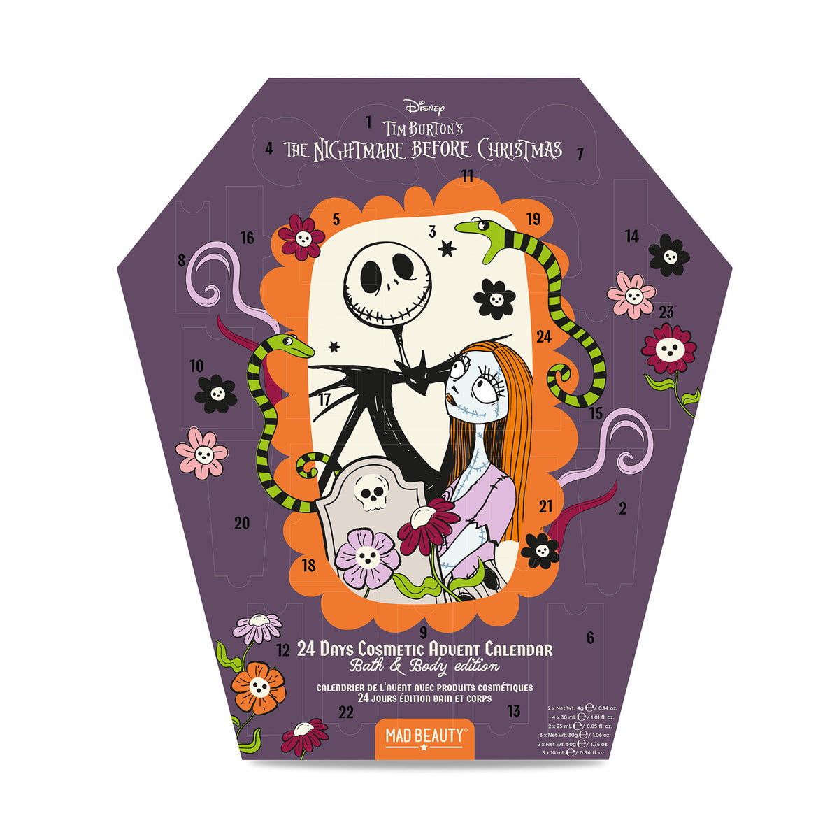 Image produit Nightmare Before Christmas - Calendrier de l'Avent cosmétique cercueil Jack