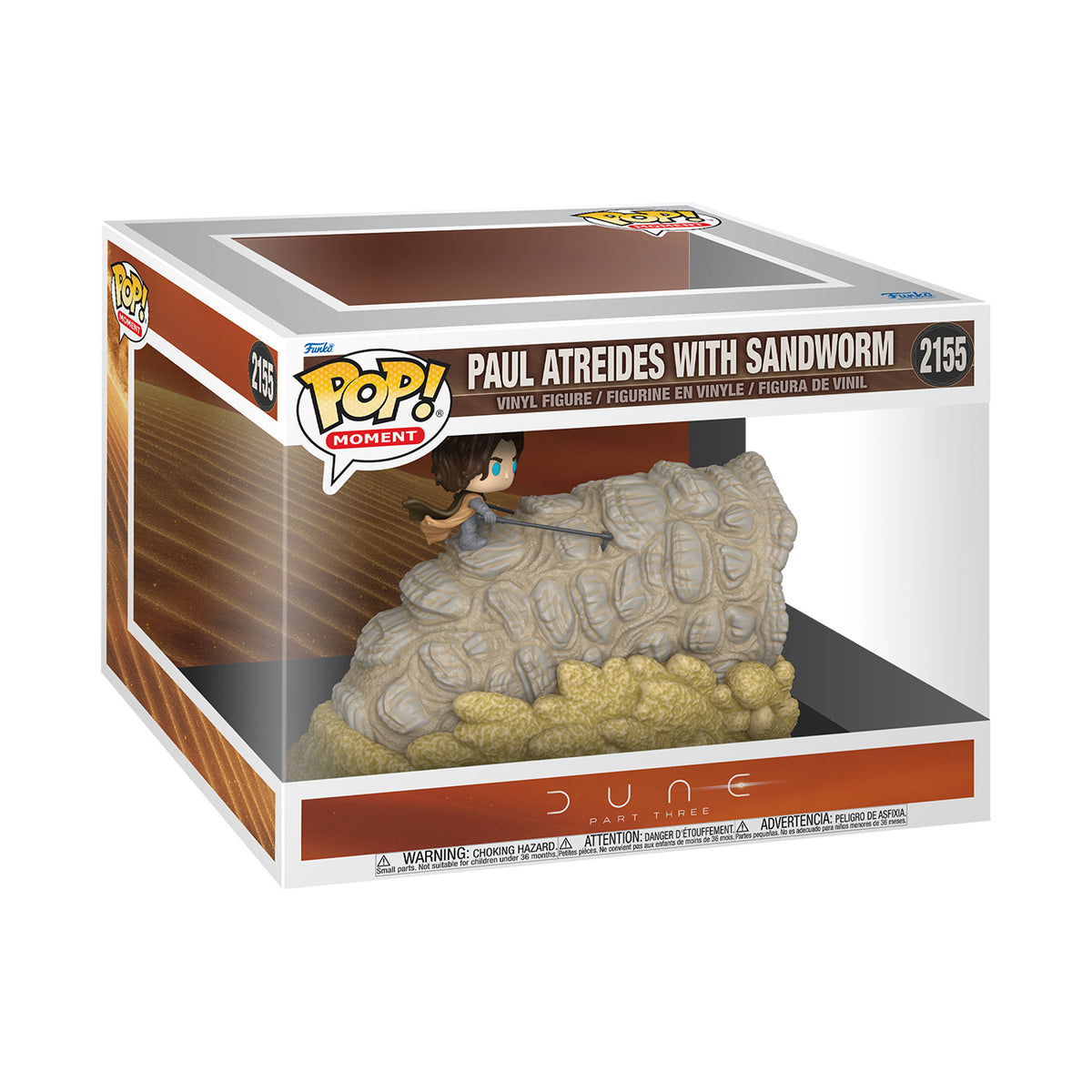 Image produit Dune - Set de figurines Funko Pop Paul Atreides avec ver des sables