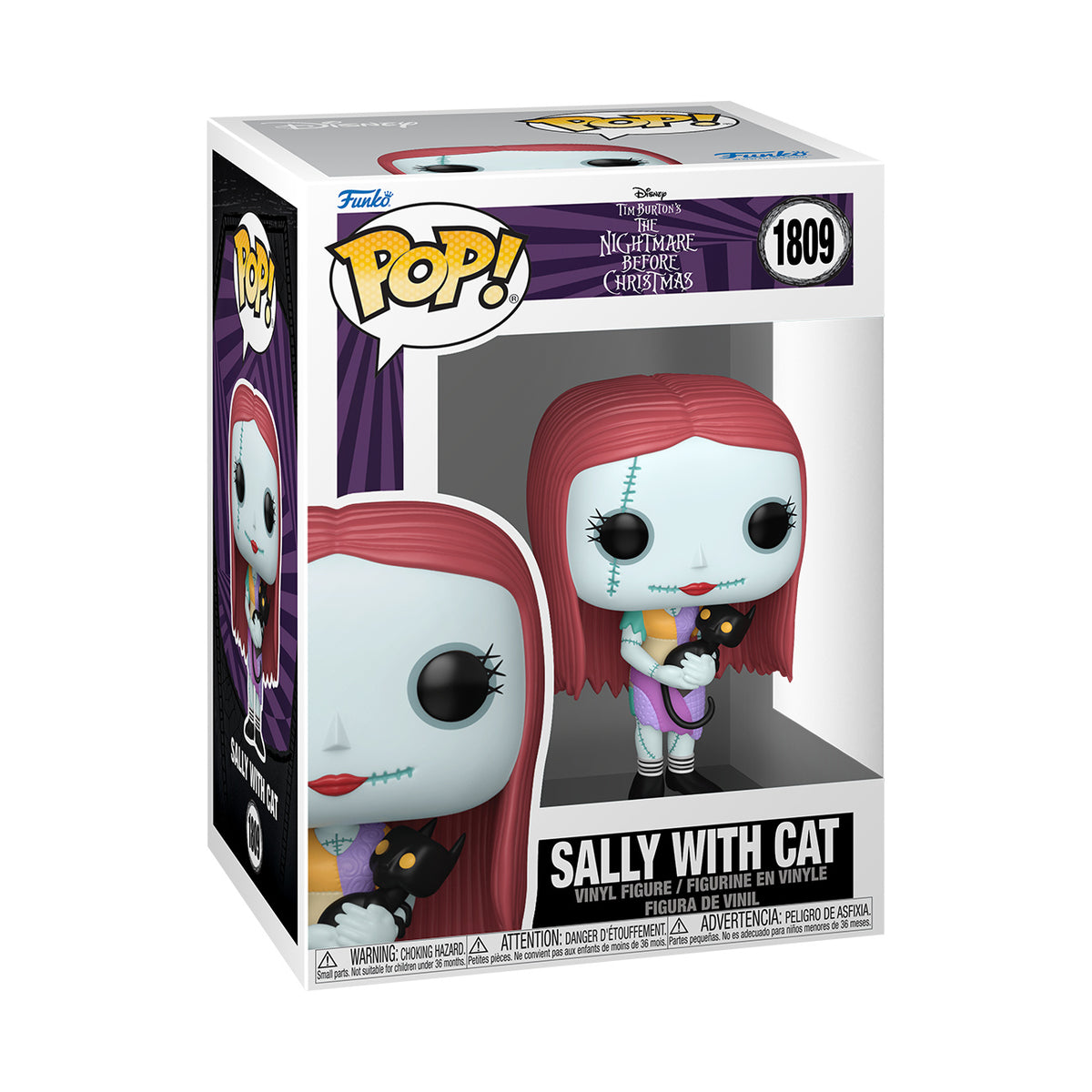 Image produit Nightmare Before Christmas - Figurine Funko Pop Sally avec chat
