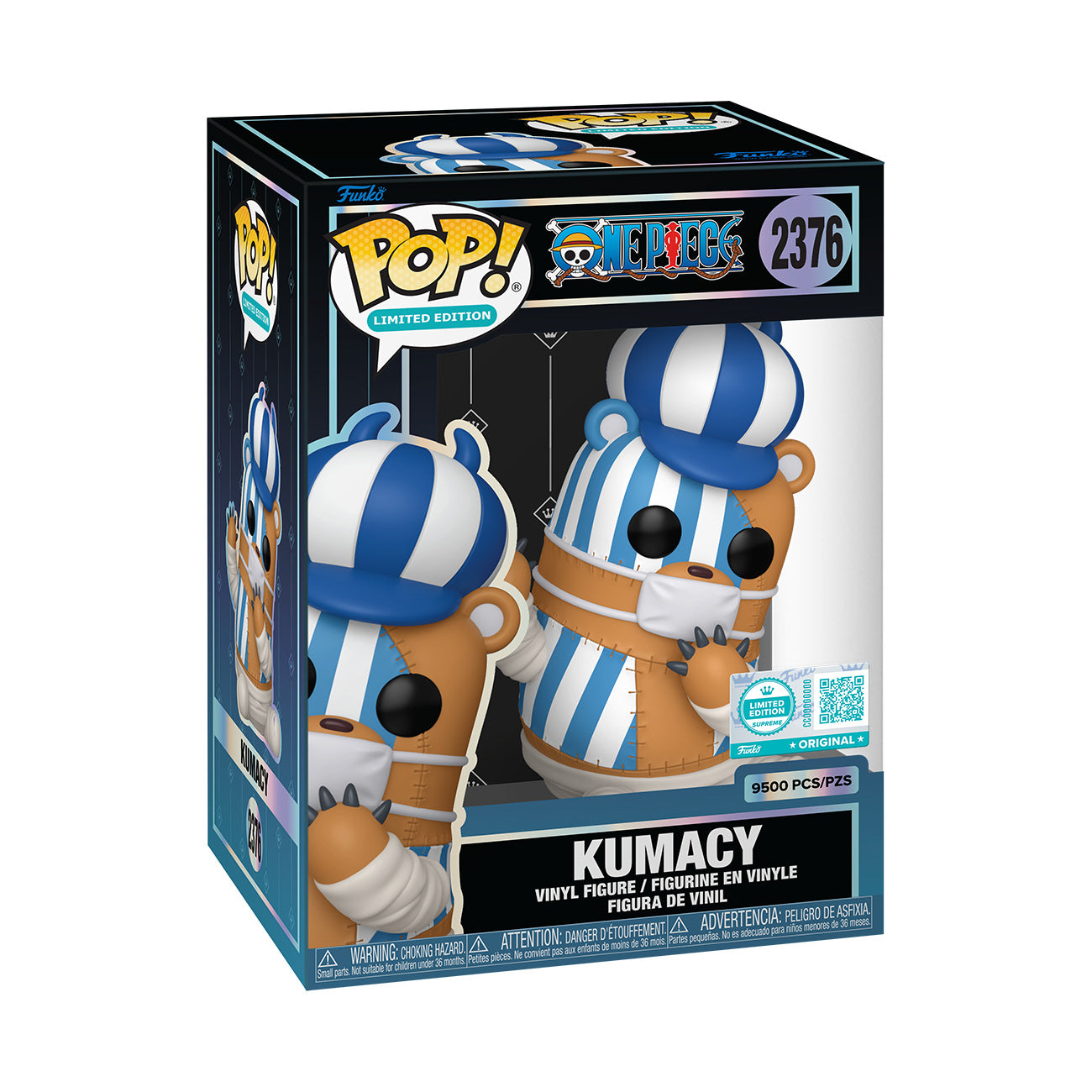 Image produit One Piece - Figurine Funko Pop Kumacy Édition Limitée Supreme
