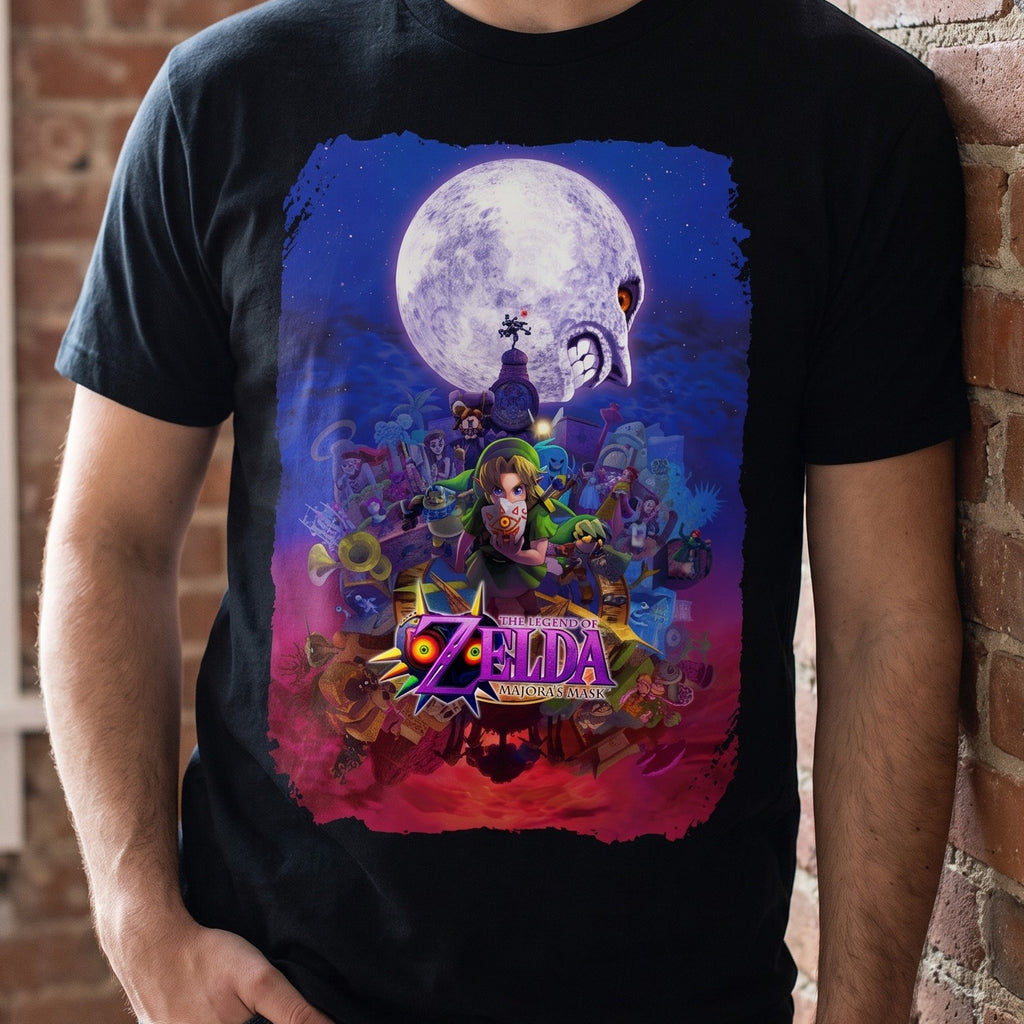 Image produit Zelda - T-shirt Link Poster noir