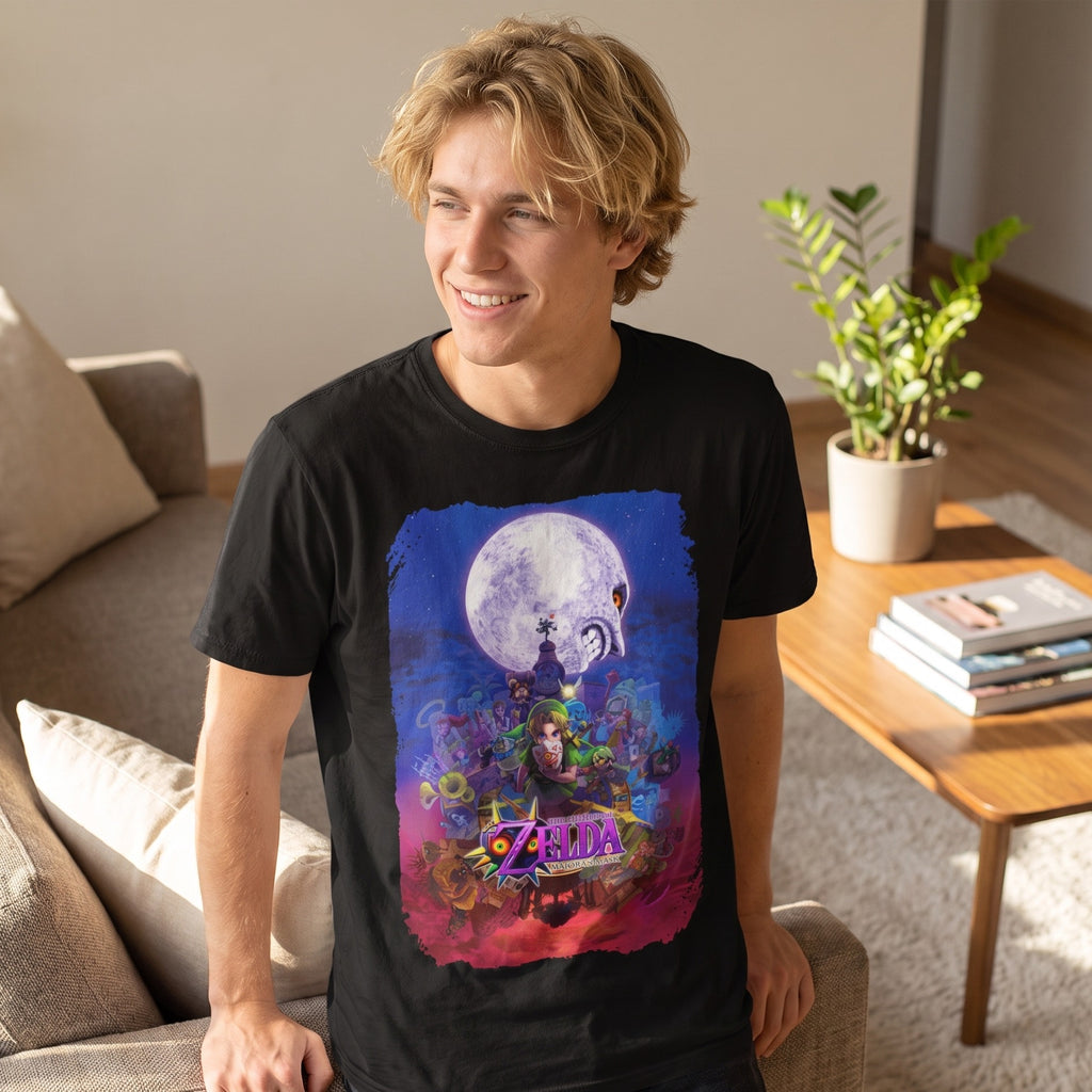 Image produit Zelda - T-shirt Link Poster noir