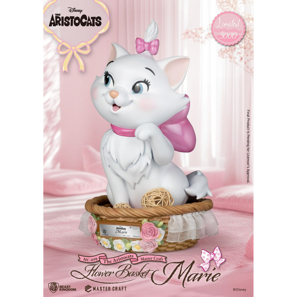 Image produit Les Aristochats Statue Master Craft Panier de fleurs Marie 32 cm