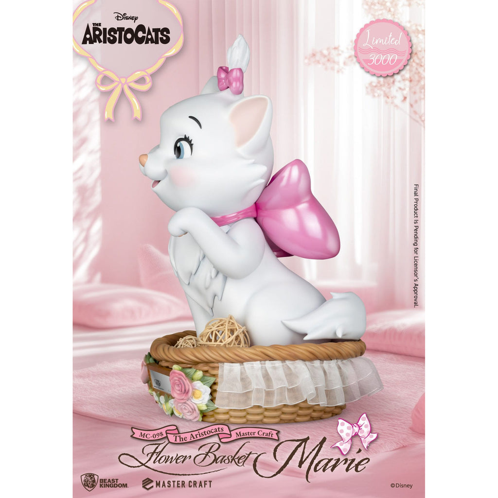 Image produit Les Aristochats Statue Master Craft Panier de fleurs Marie 32 cm