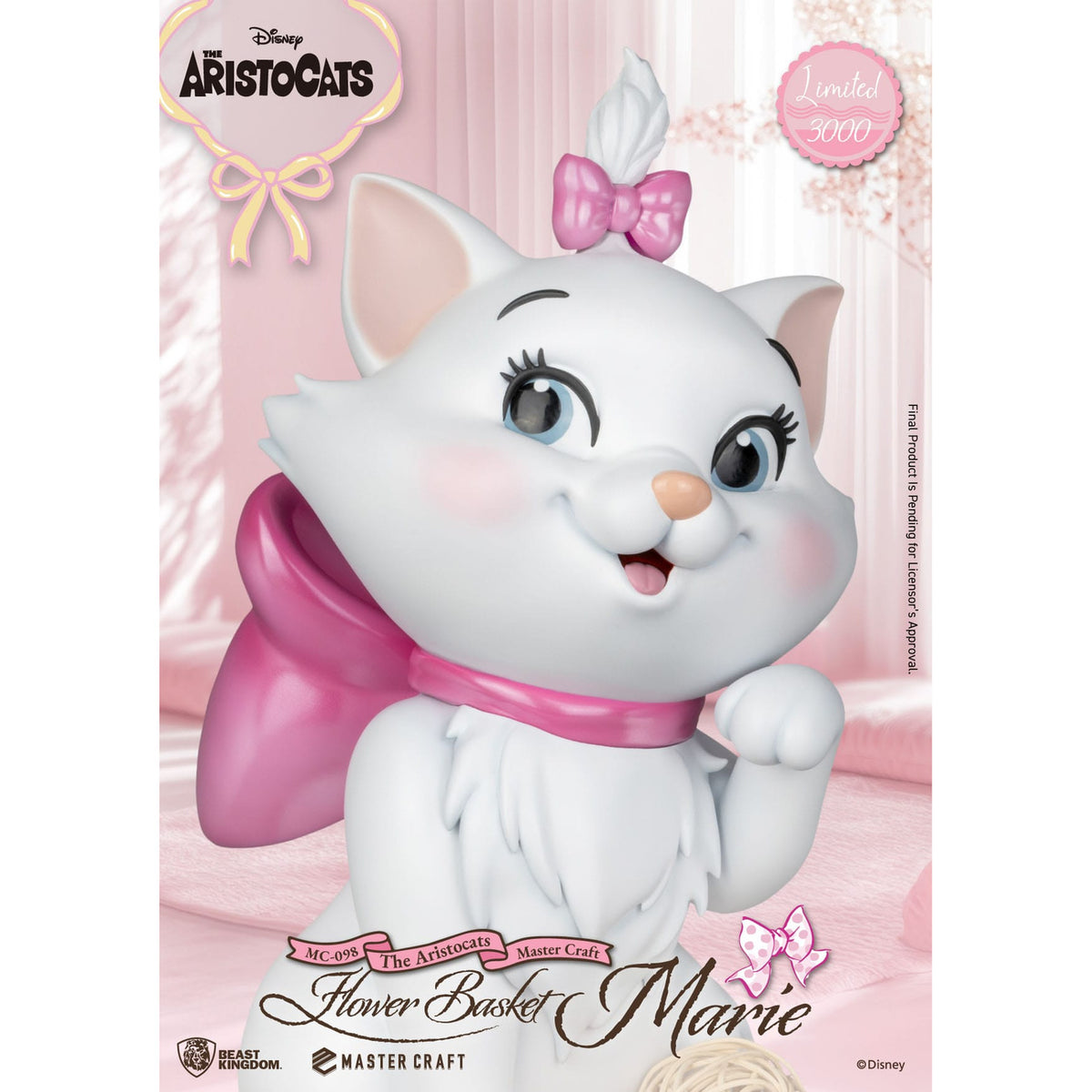 Image produit Les Aristochats Statue Master Craft Panier de fleurs Marie 32 cm