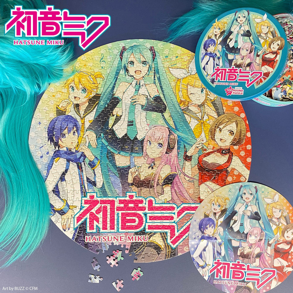 Image produit Puzzle rond Hatsune Miku 500 pièces