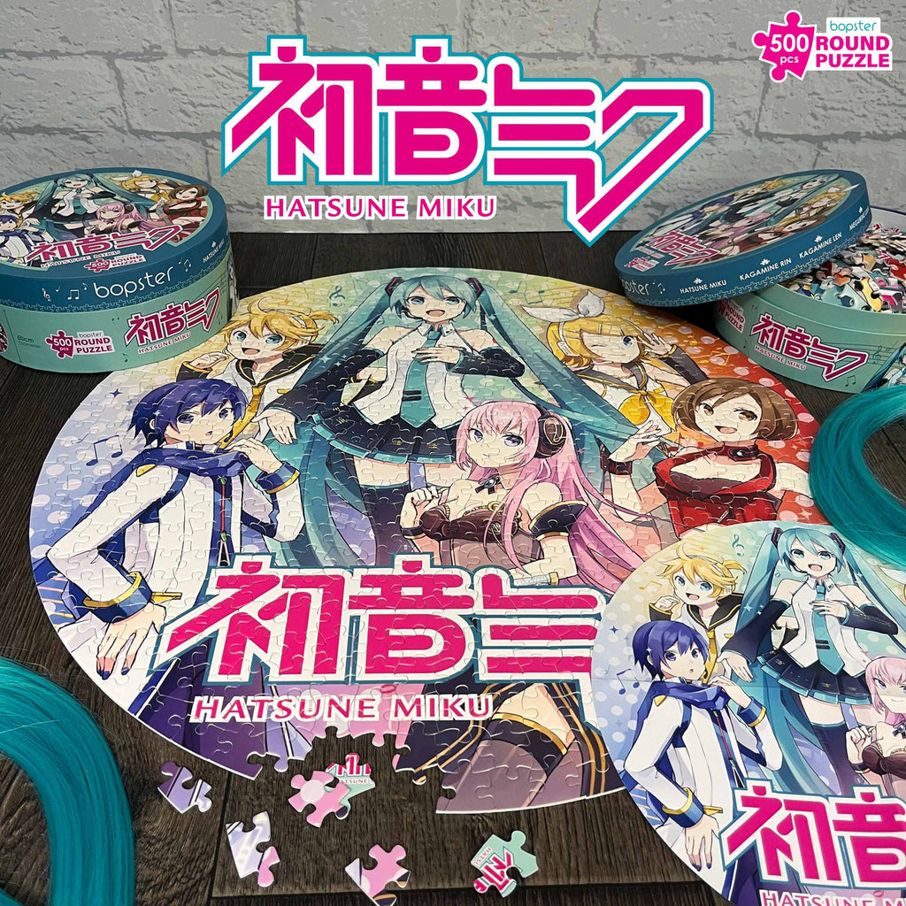 Image produit Puzzle rond Hatsune Miku 500 pièces