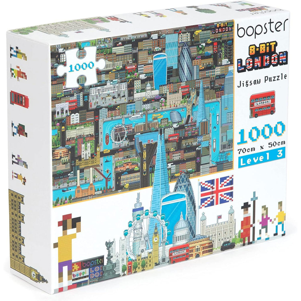 Product image 8-Bit Pixel Puzzle London Level 3 – 1000 Pieces