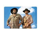 Image produit Plaque en métal Bud Spencer & Terence Hill Ciel bleu 20 x