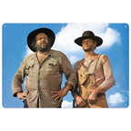Image produit Plaque en métal Bud Spencer & Terence Hill Ciel bleu 20 x